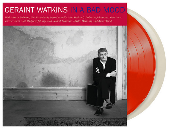 FREUDLP133 Geraint Watkins cover LP red n clear vinyl mockup 575px
